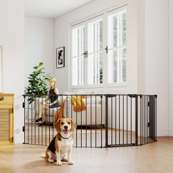 Bariera modulara de protectie pentru animale PawHut D06-100 (Black) Thumb