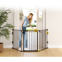 Bariera modulara de protectie pentru animale PawHut D06-100 (Black) Thumb