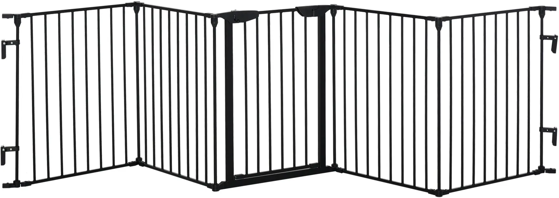 Bariera modulara de protectie pentru animale PawHut D06-100 (Black)