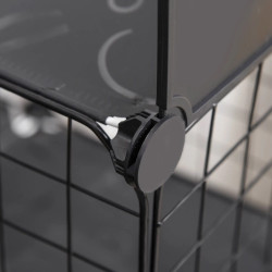 Модульный вольер для домашних животных PawHut D51-217 (Black) Thumb