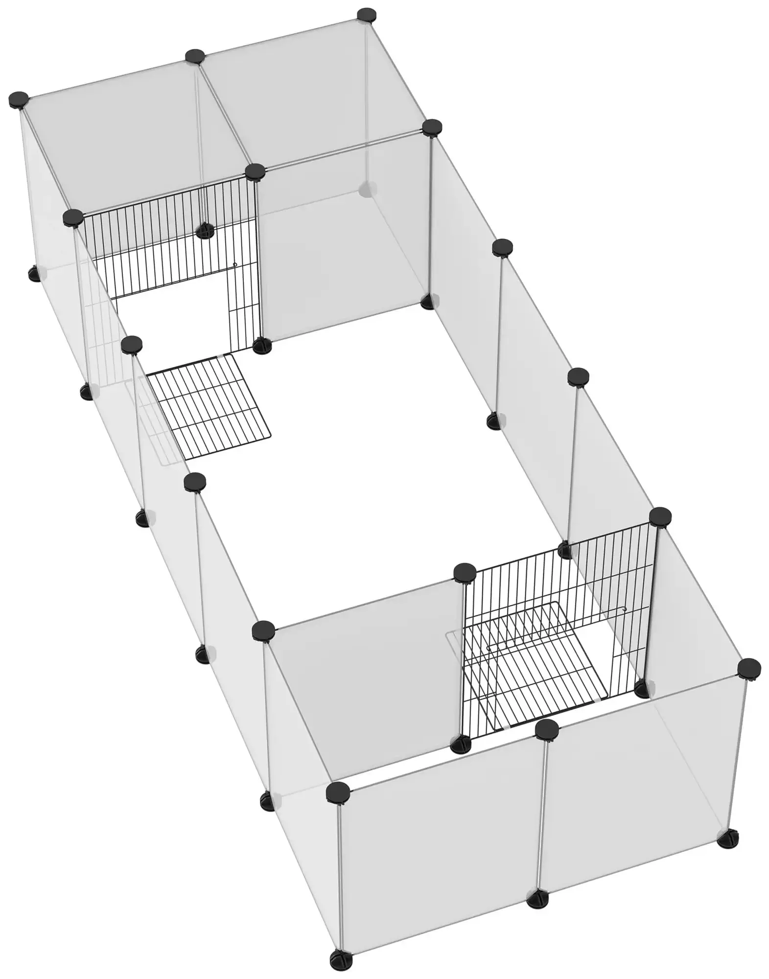 Модульный вольер для мелких животных PawHut D51-385V00WT (Black) - 3