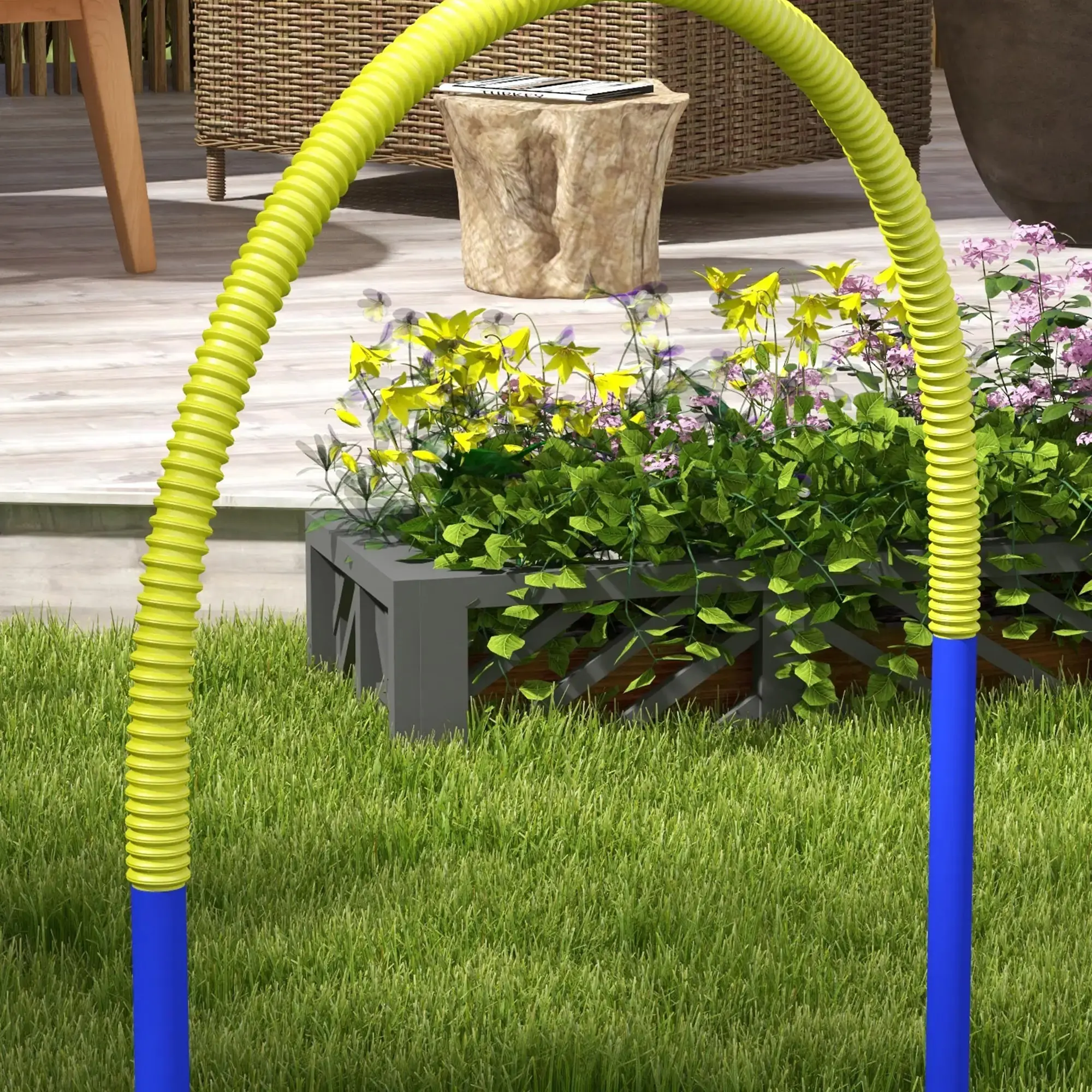 Set dresaj pentru caini PawHut D07-037V00YL (Yellow/Blue) - 6