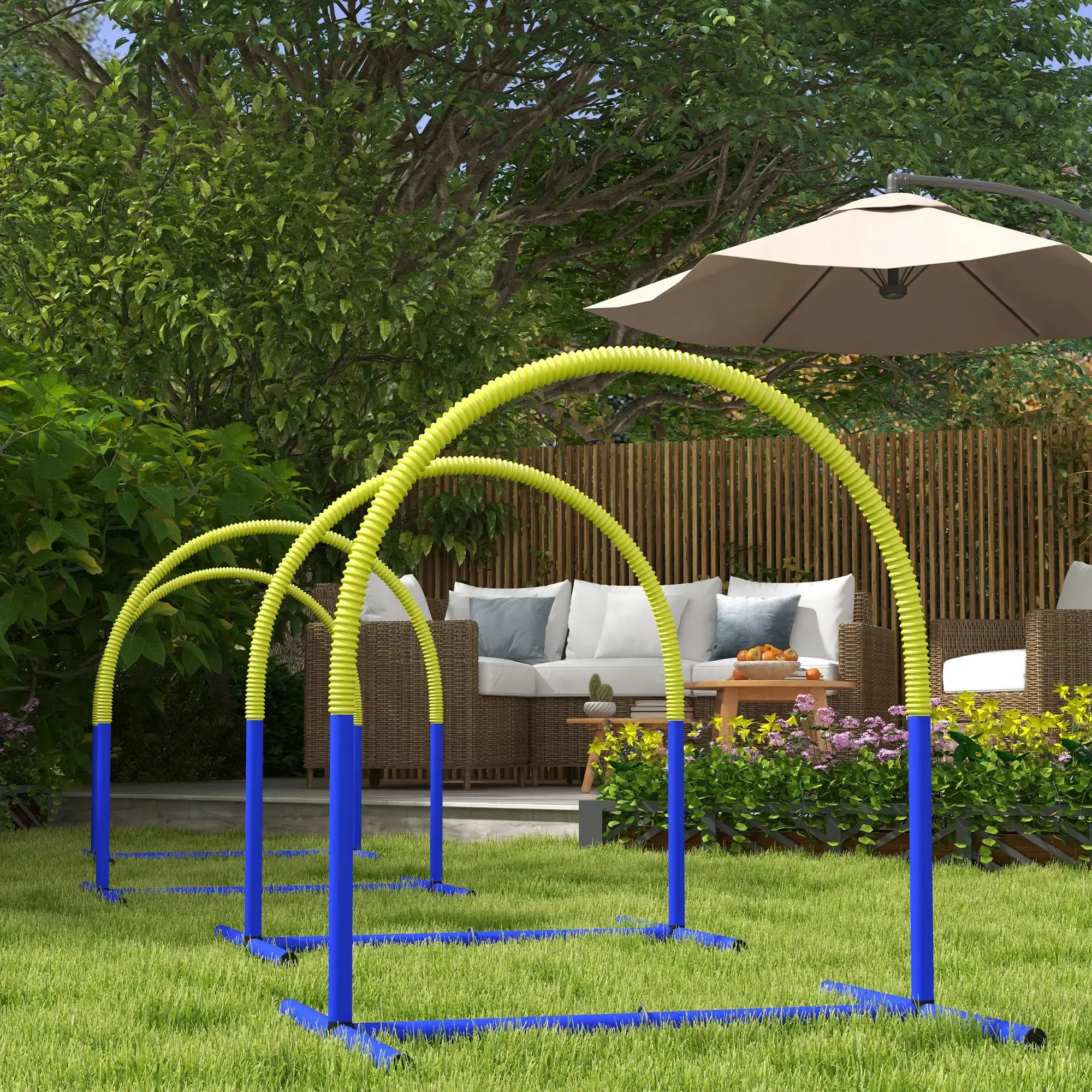 Set dresaj pentru caini PawHut D07-037V00YL (Yellow/Blue) - 8