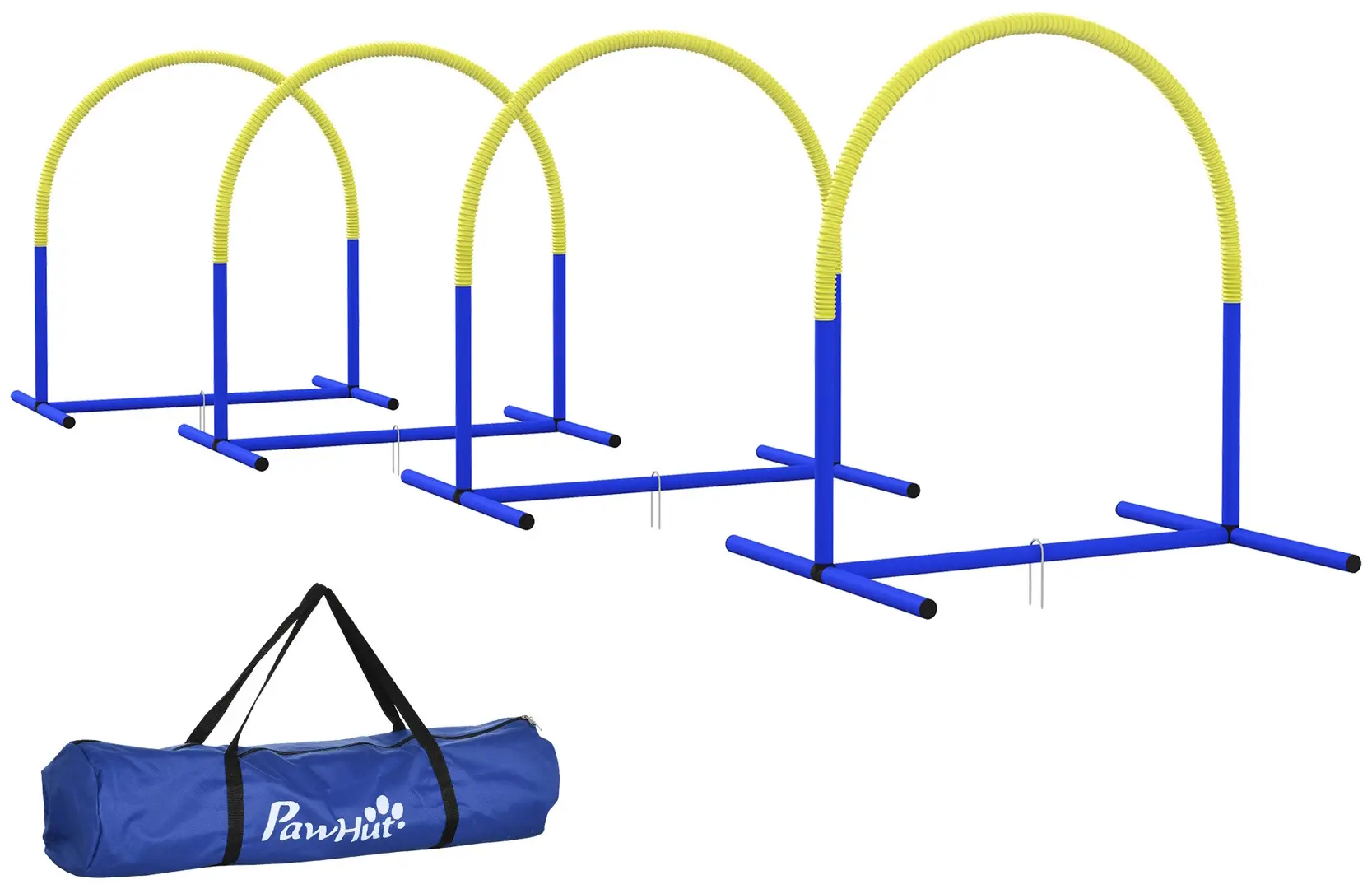 Set dresaj pentru caini PawHut D07-037V00YL (Yellow/Blue)