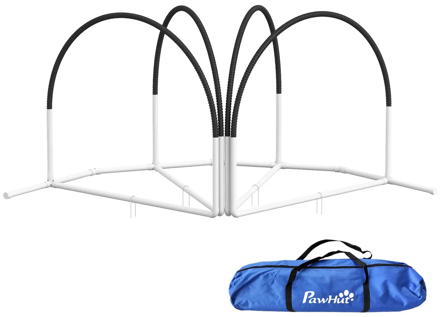 Set dresaj pentru caini PawHut D07-042V00BK (Black/White)