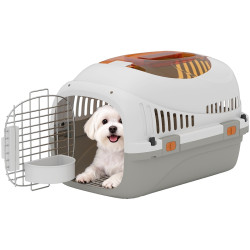 Transportor pentru animale PawHut D00-229V00LG (Cream/Grey) Thumb