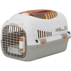 Transportor pentru animale PawHut D00-229V00LG (Cream/Grey)