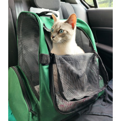 Rucsac-purtator pentru animale de companie PawHut D1-0013 (Green/Black) Thumb