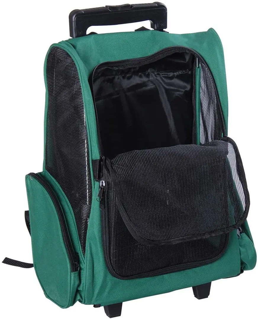 Rucsac-purtator pentru animale de companie PawHut D1-0013 (Green/Black)