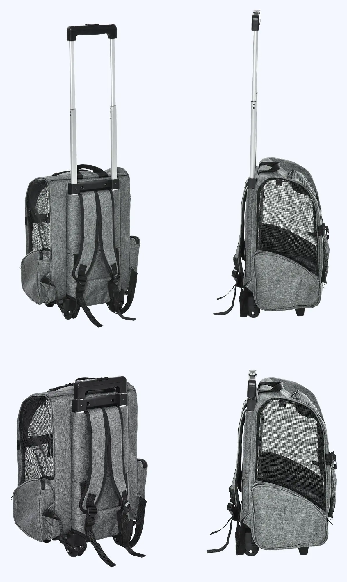 Рюкзак-переноска PawHut D00-136GY (Grey/Black) - 3