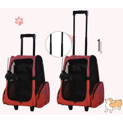 Рюкзак-переноска PawHut D1-0012 (Red/Black) Thumb