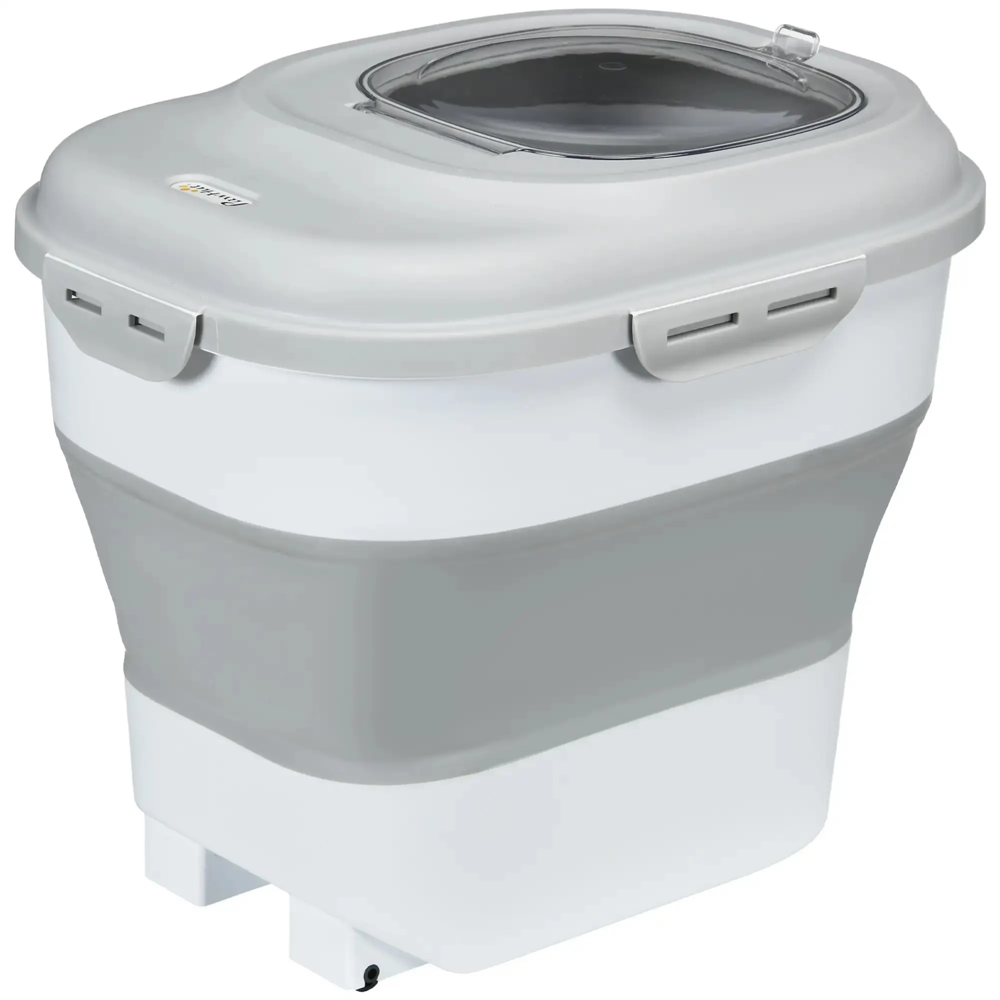 Складной контейнер для корма PawHut D08-061V00GY (Grey/White) - 2