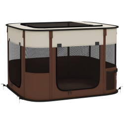 Складной вольер для домашних животных PawHut D06-217V00BN (Brown) Thumb