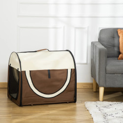 Geanta transport PawHut D1-0151 (Brown/Cream White) Thumb