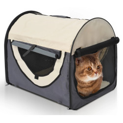 Geanta transport PawHut D1-0154 (Grey/Beige)