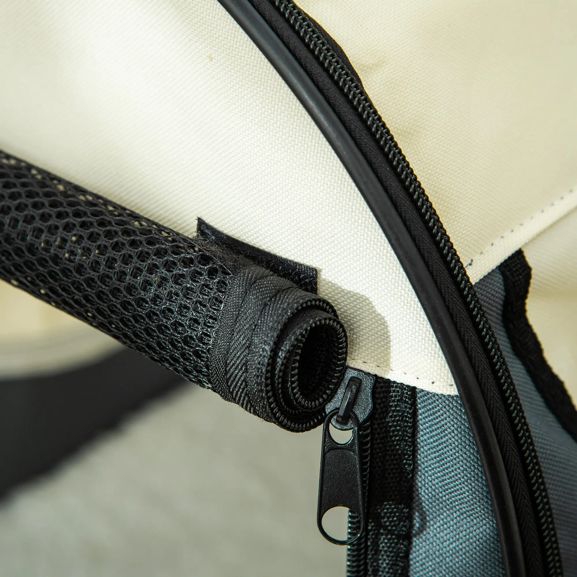 Geanta transport PawHut D1-0154 (Grey/Beige) - 6