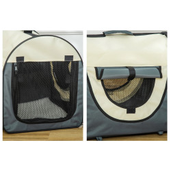 Geanta transport PawHut D1-0154 (Grey/Beige) Thumb