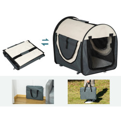 Geanta transport PawHut D1-0154 (Grey/Beige) Thumb