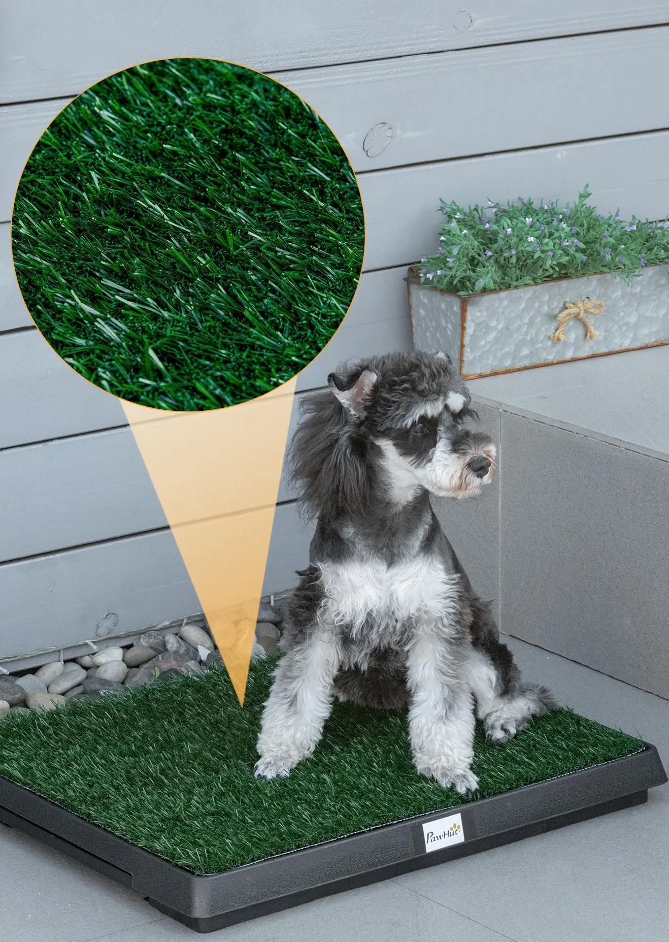 Туалет для собак PawHut D07-006 (Green/Black) - 4