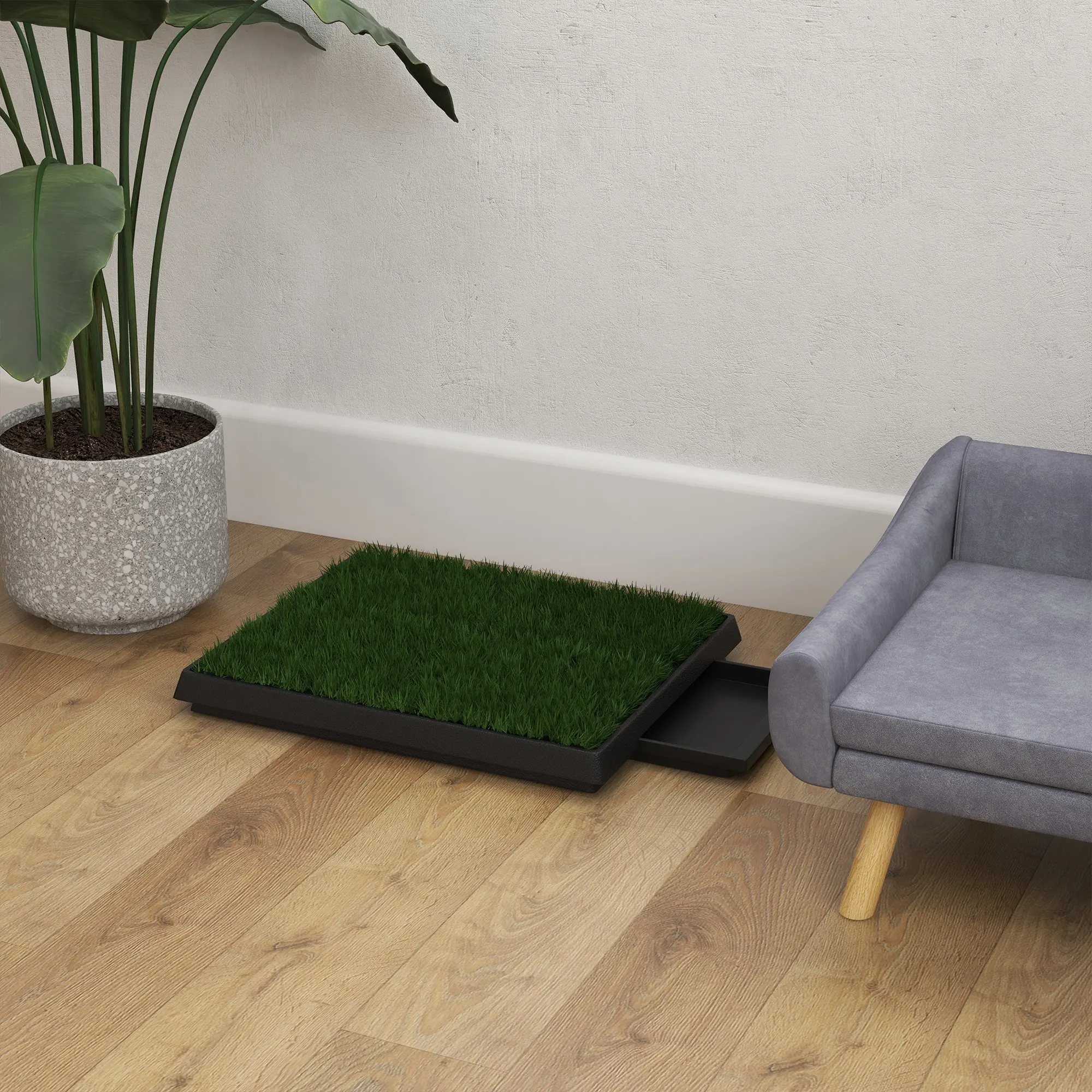 Туалет для собак PawHut D07-006 (Green/Black) - 6