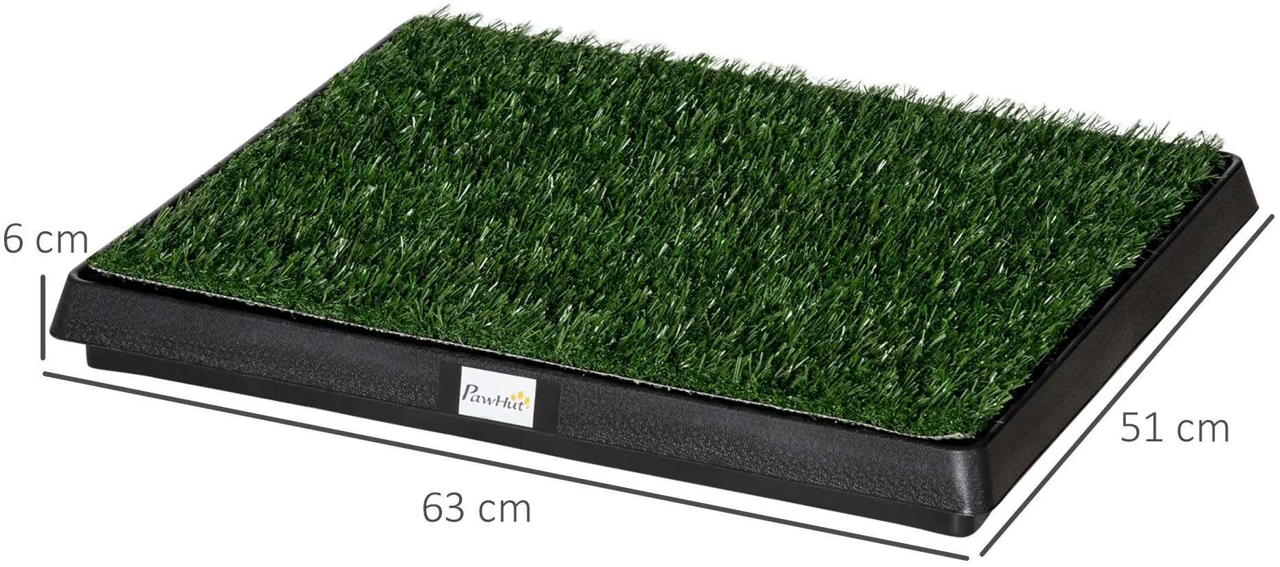 Туалет для собак PawHut D07-006 (Green/Black) - 8