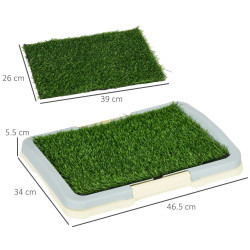 Туалет для собак PawHut D07-045V00LB (Blue-grey/Green) Thumb