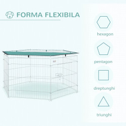 Вольер для домашних животных PawHut D06-077 (Green/Silver) Thumb