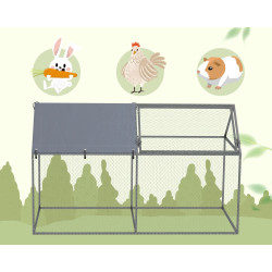 Cusca pentru animale mici PawHut D51-393V00SR (Silver) Thumb