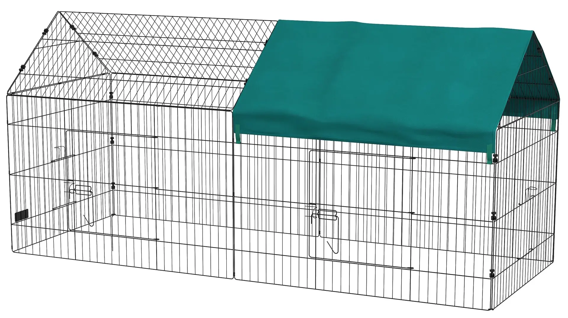 Вольер для мелких животных PawHut D51-395V01GN (Black/Green)