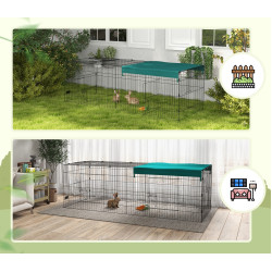 Вольер для мелких животных PawHut D51-396V01GN (Black/Green) Thumb