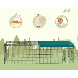 Вольер для мелких животных PawHut D51-479V00BK (Black/Green) Thumb