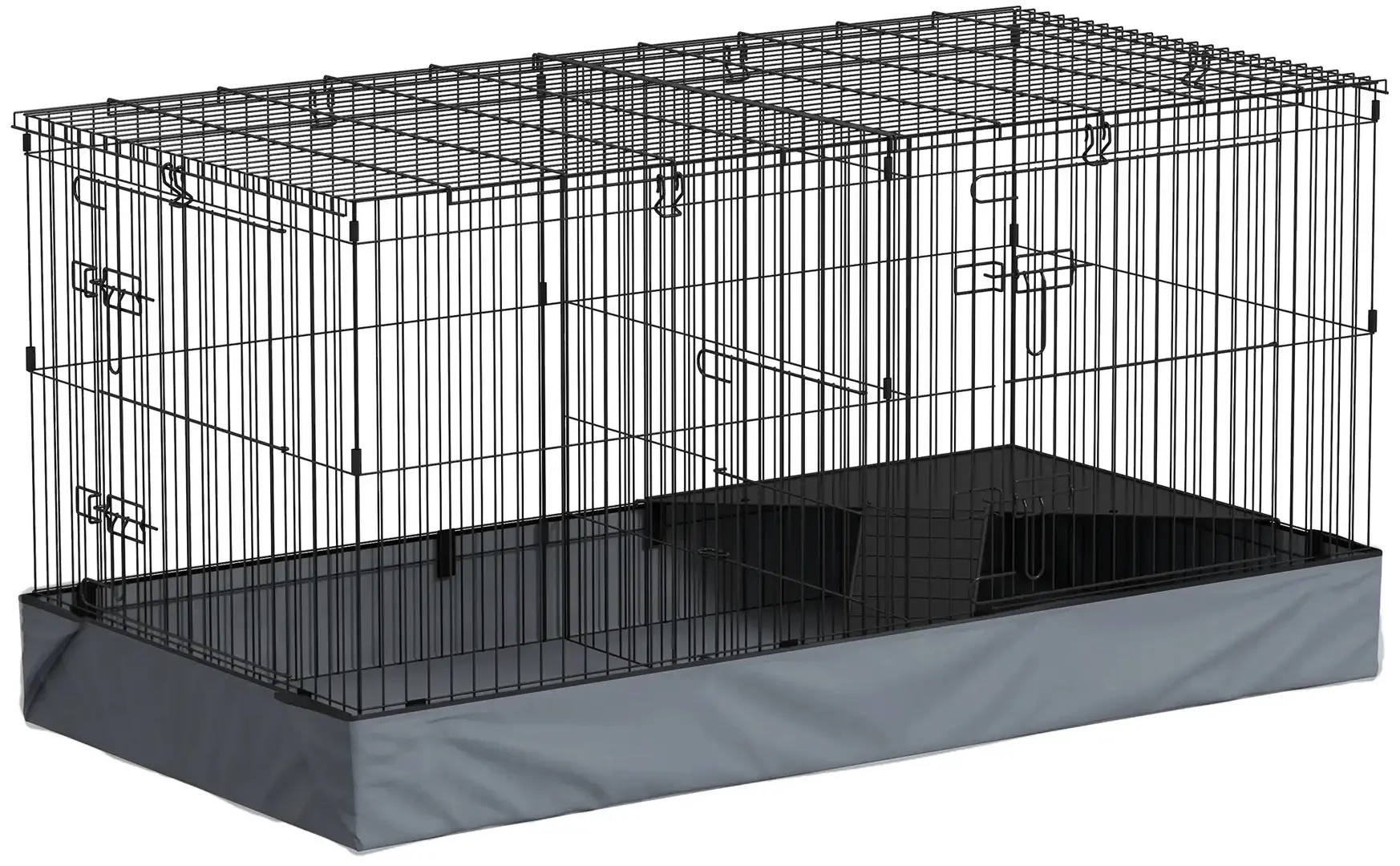 Cusca pentru animale mici PawHut D51-479V00BK (Black/Grey)