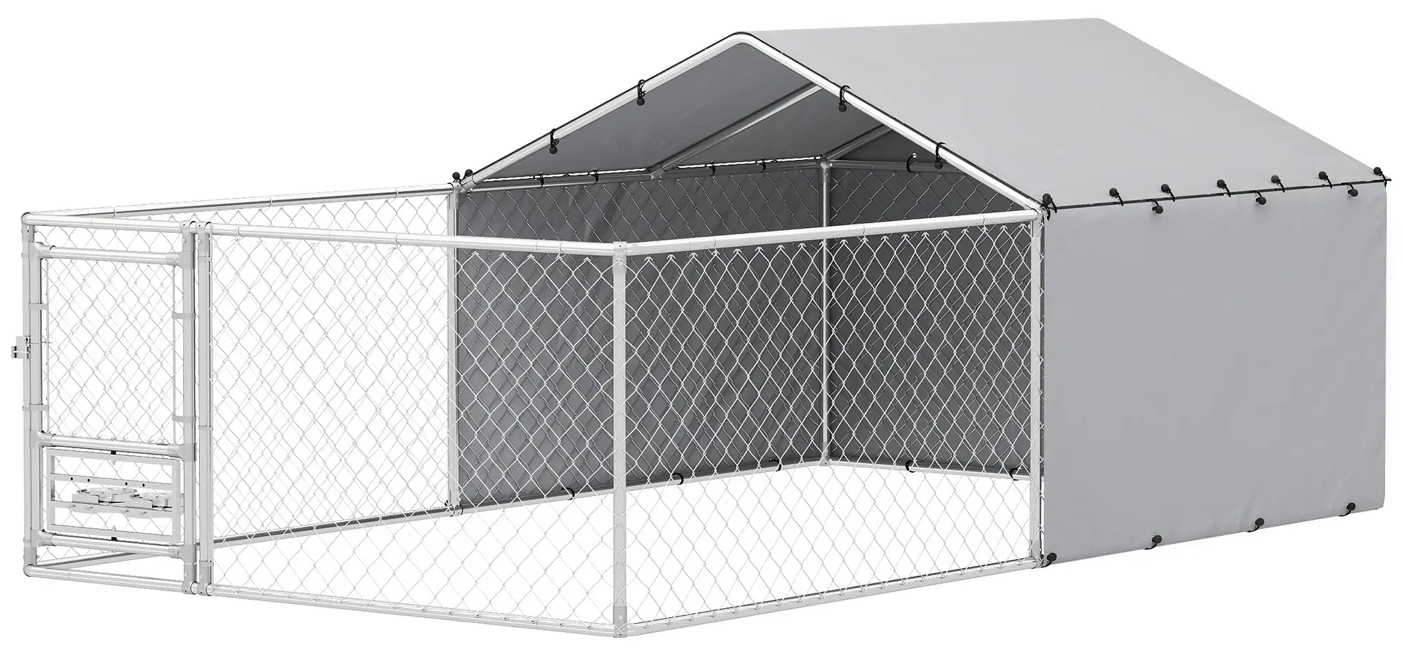 Вольер для собак уличный PawHut D02-201V00SR (Silver) - 2