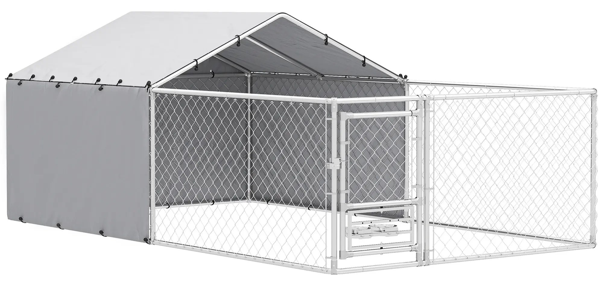 Вольер для собак уличный PawHut D02-201V00SR (Silver)