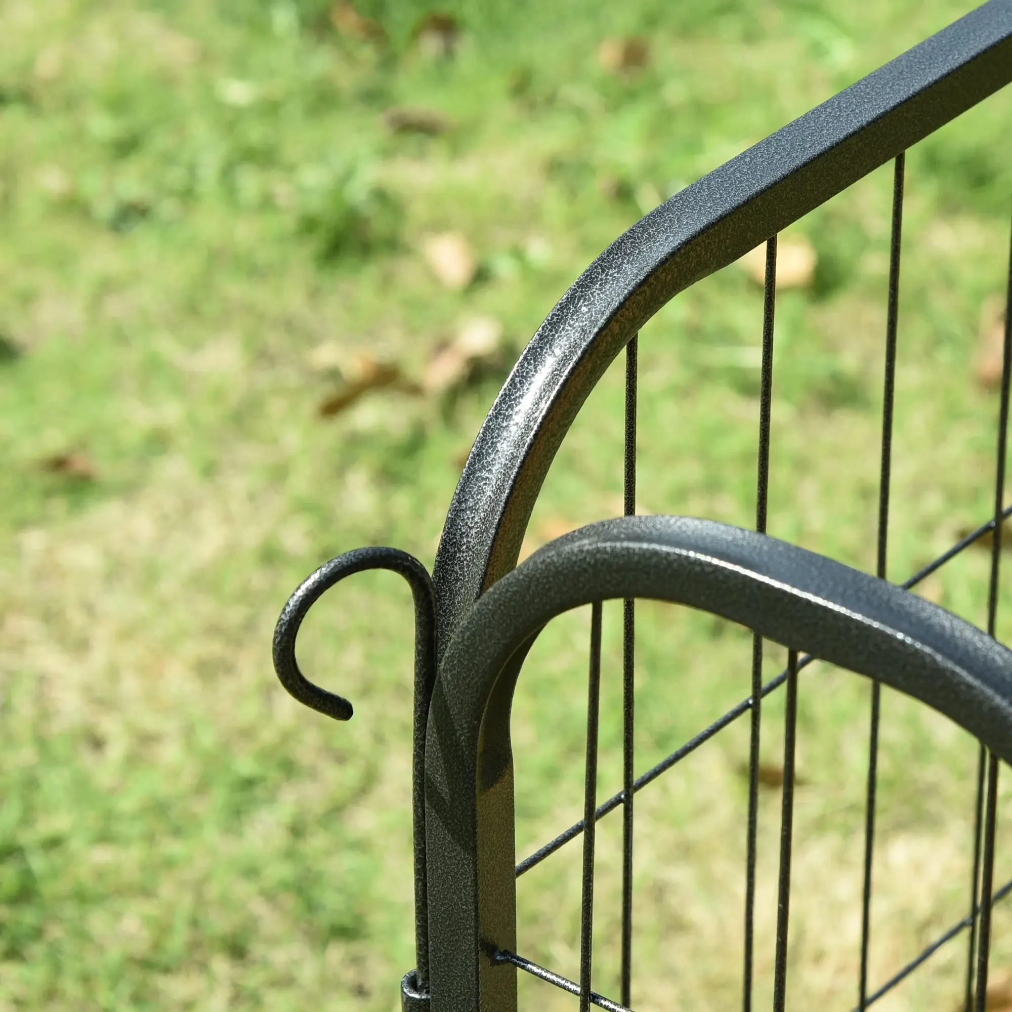 Загон для домашних животных PawHut D06-107 (Black) - 7