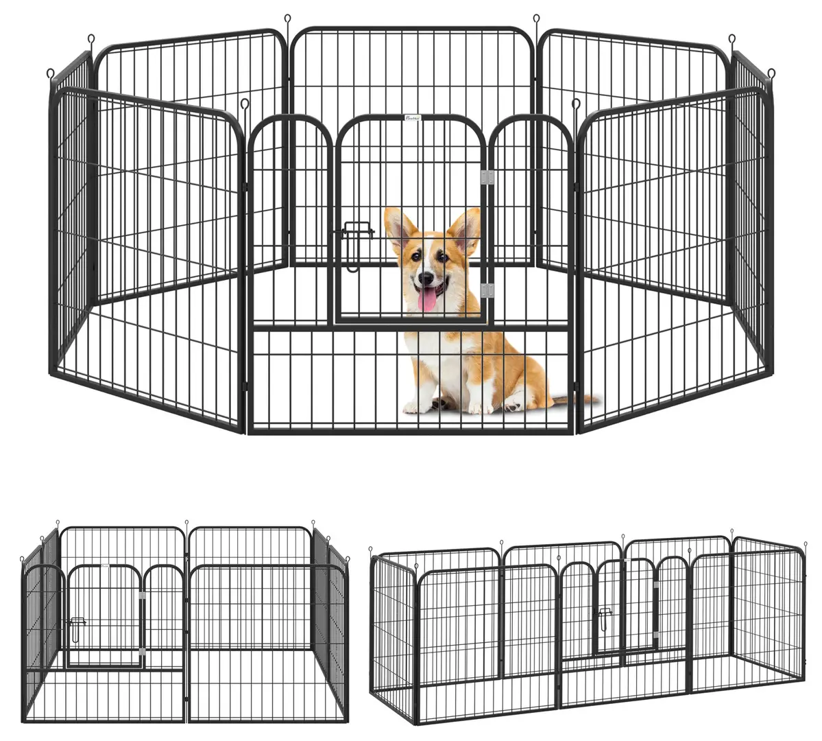 Загон для домашних животных PawHut D06-107 (Black)