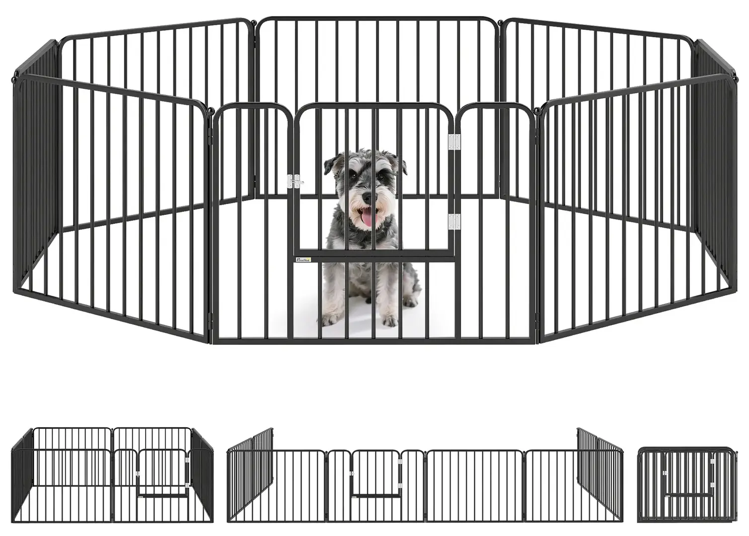 Загон для домашних животных PawHut D06-202V01BK (Black)