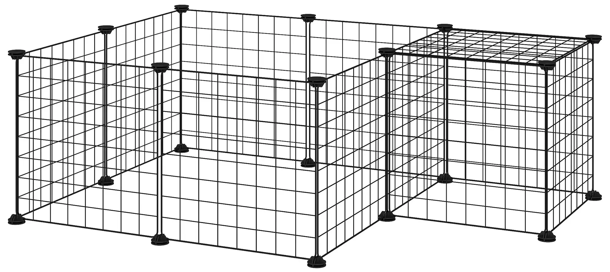 Загон для мелких животных PawHut D06-055 (Black) - 2