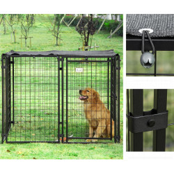 Tarc pentru caini PawHut D02-095 (Black) Thumb