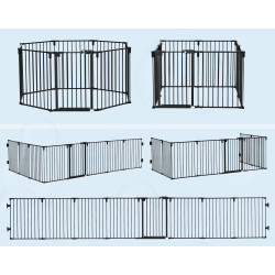 Загон для собак PawHut D06-128V01BK (Black) Thumb