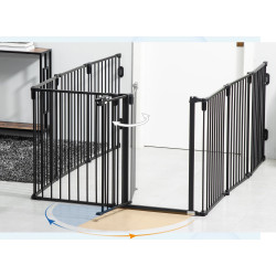 Загон для собак PawHut D06-128V01BK (Black) Thumb