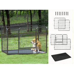 Загон для собак PawHut D06-138V01 (Black) Thumb