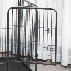 Загон для собак PawHut D06-138V01 (Black) Thumb