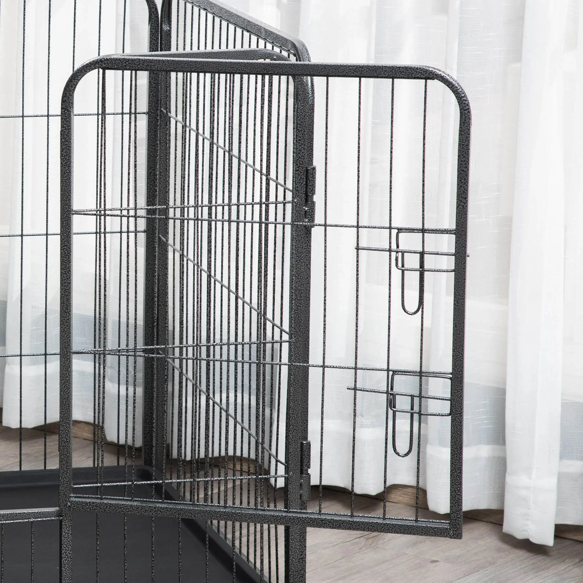 Загон для собак PawHut D06-138V01 (Black) - 5