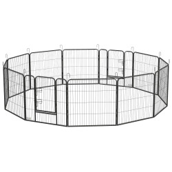 Загон для собак PawHut D06-141V01GY (Grey/Black) Thumb