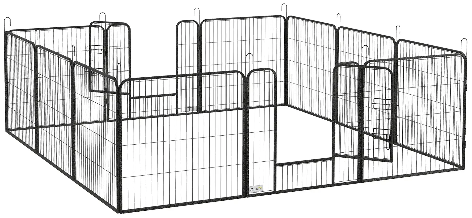 Загон для собак PawHut D06-141V01GY (Grey/Black)