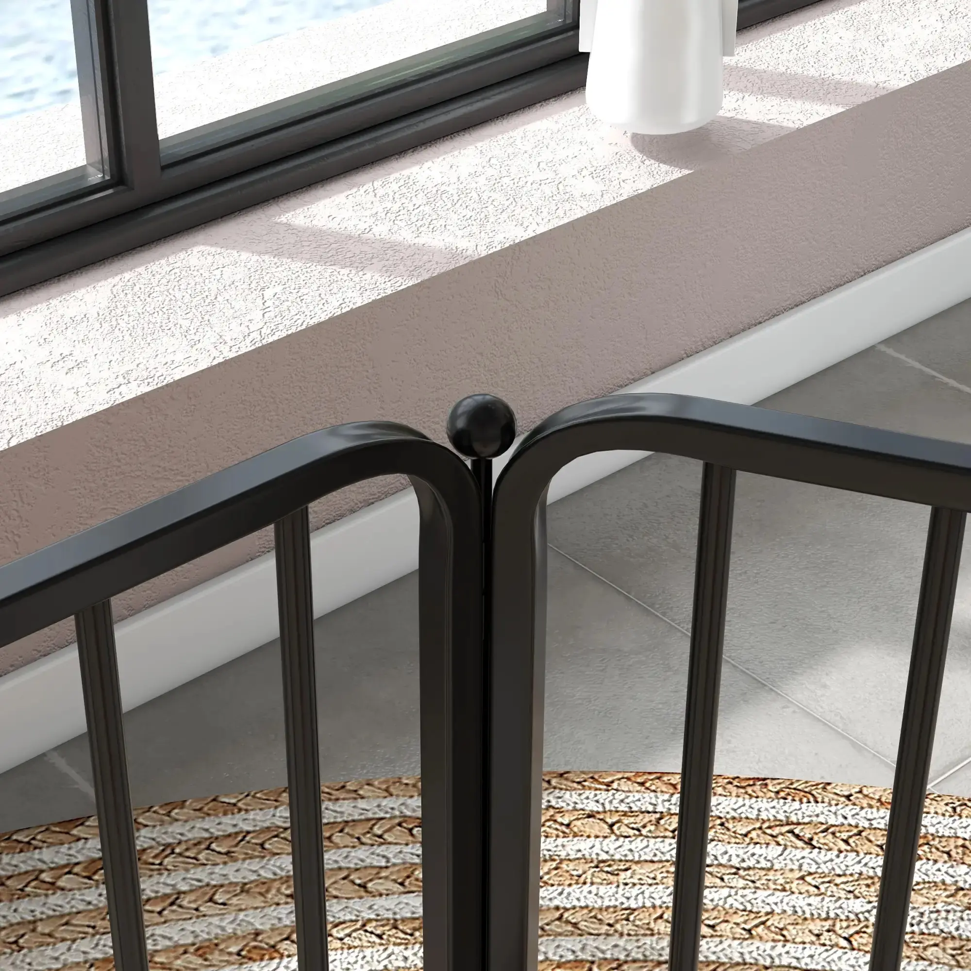 Загон для собак PawHut D06-201V00BK (Black) - 5