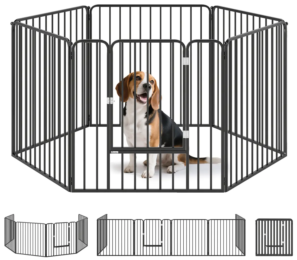 Загон для собак PawHut D06-201V00BK (Black)