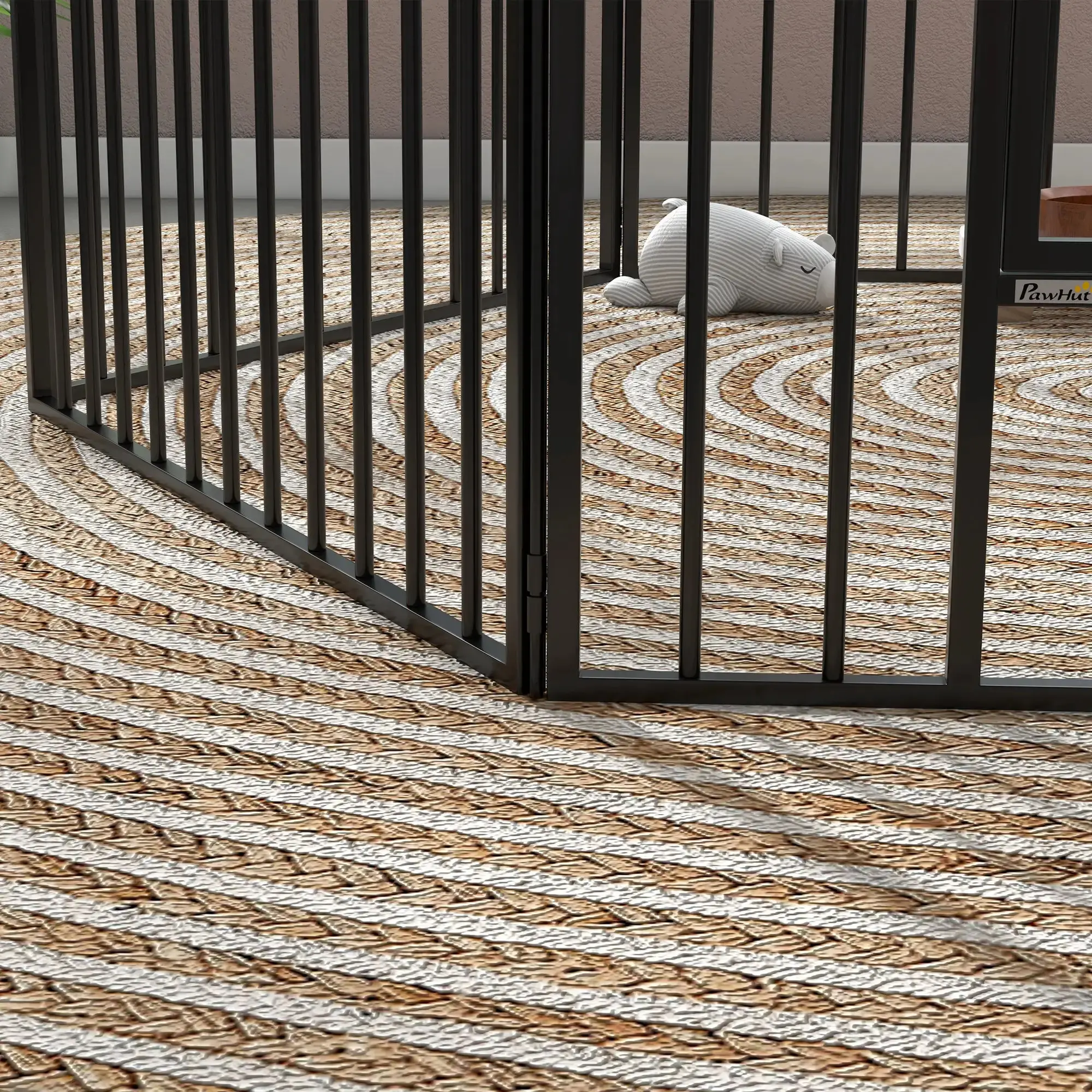 Загон для собак PawHut D06-202V00BK (Black) - 6