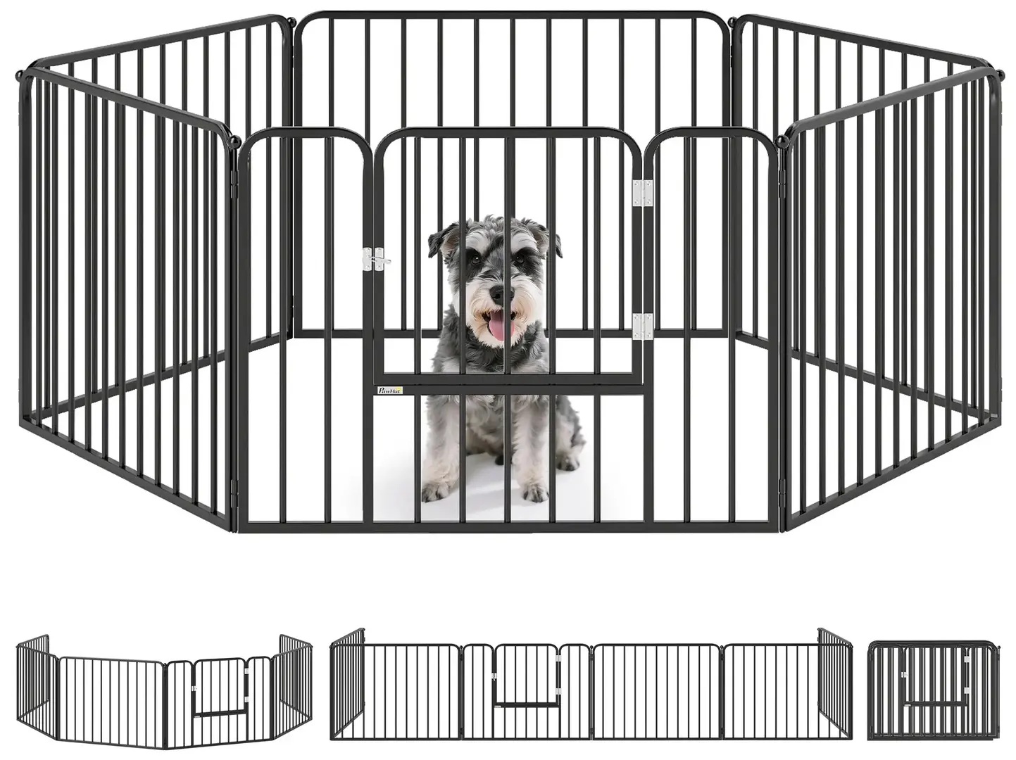 Загон для собак PawHut D06-202V00BK (Black)